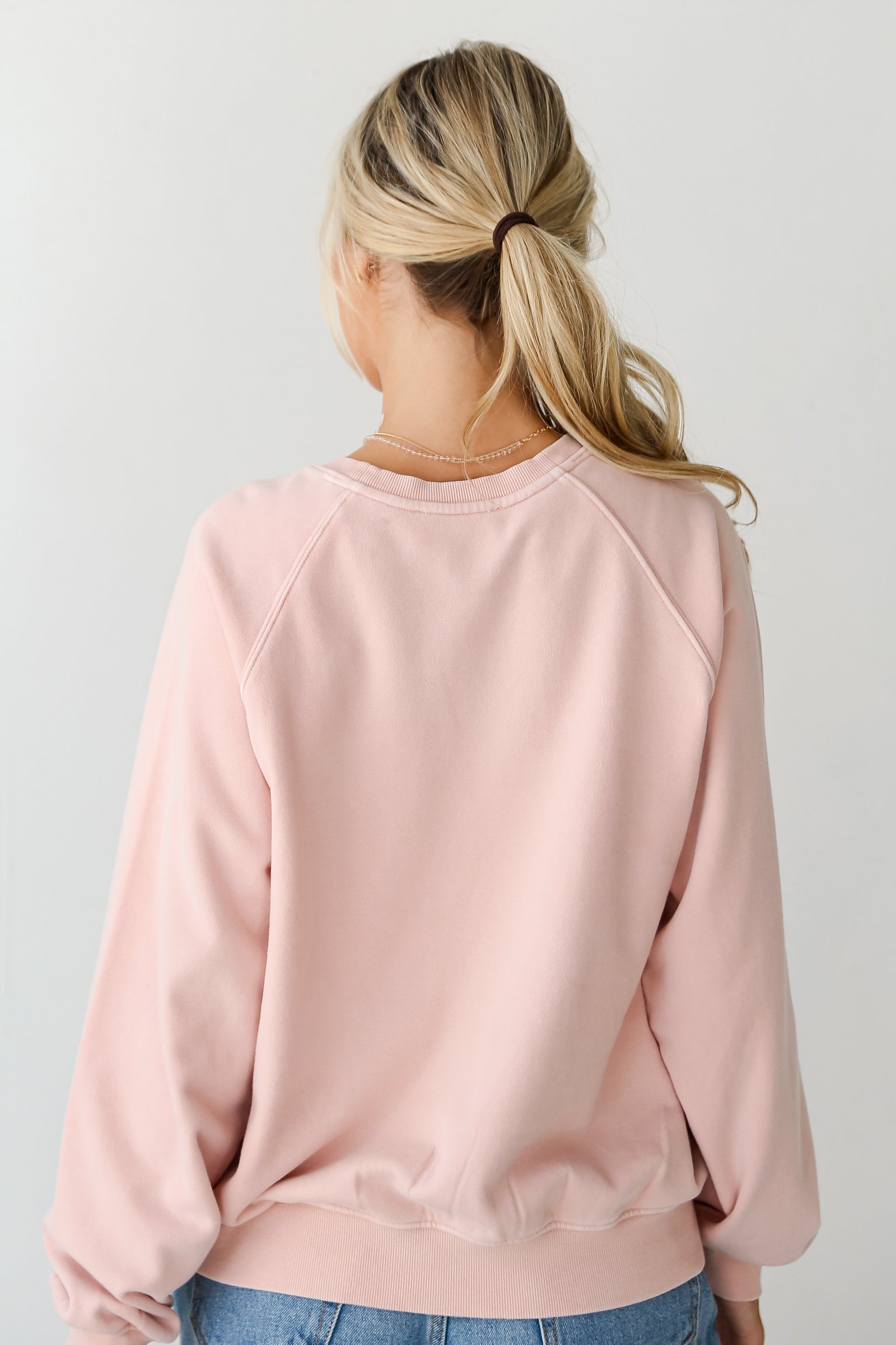 Meredith Blush Fleece Sweatshirt AE30