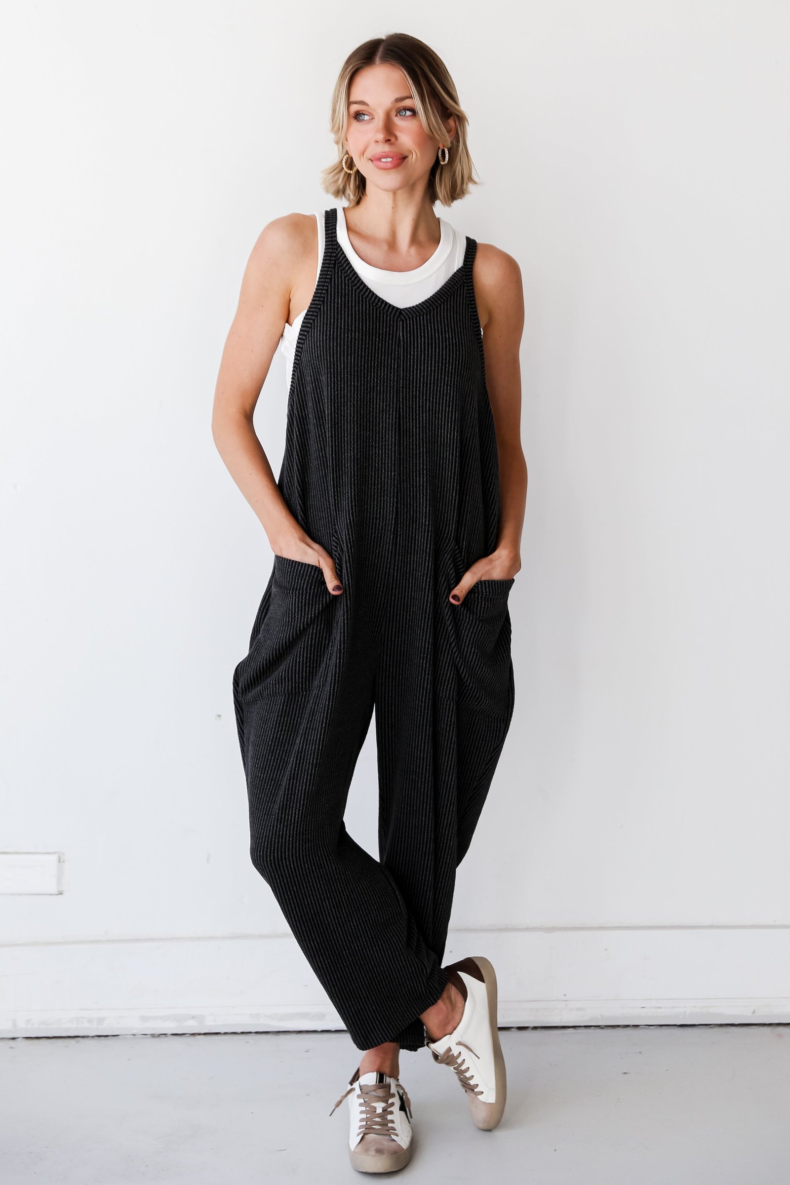 Born To Lounge Corded Jumpsuit AE28