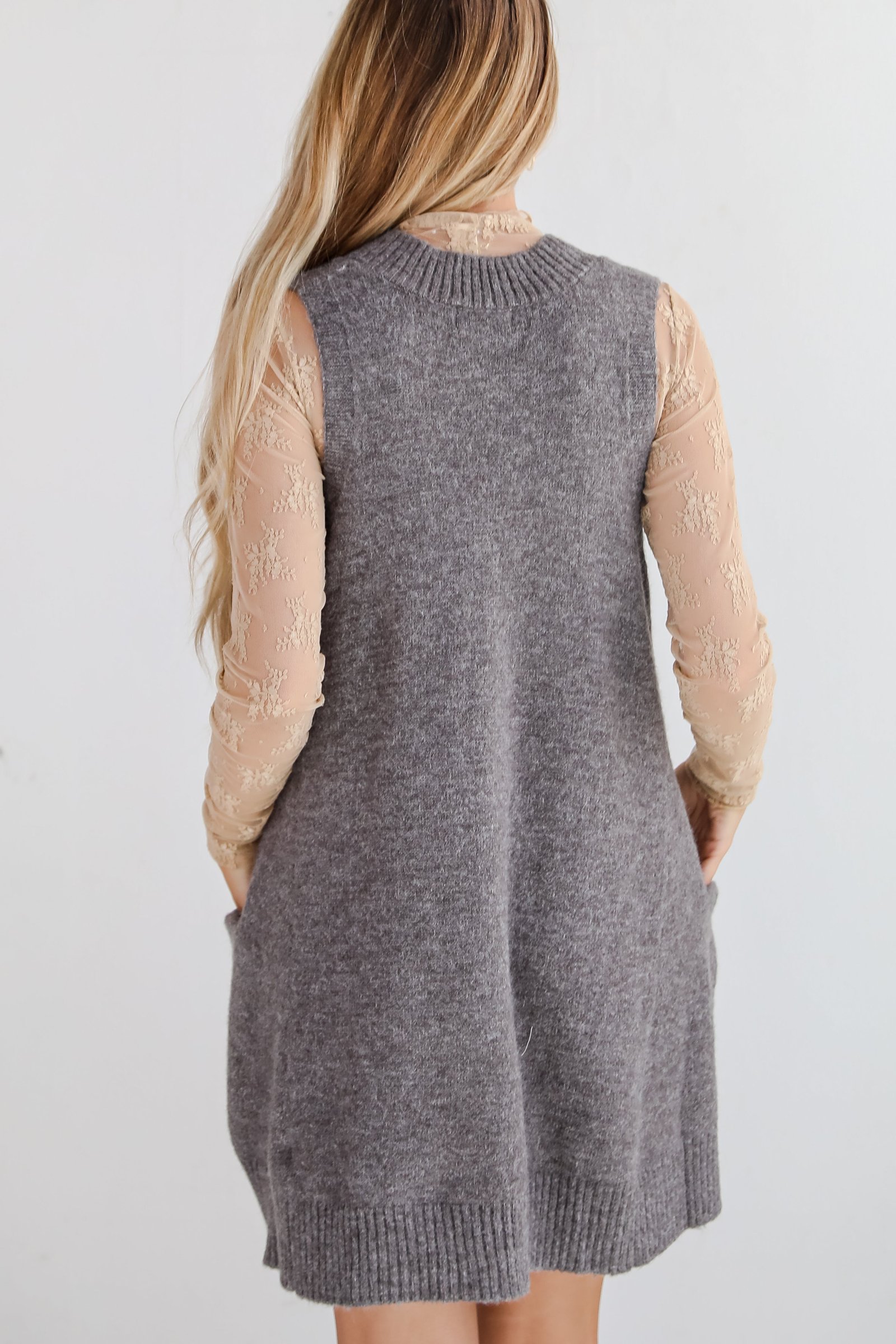 Successful Sophistication Sweater Mini Dress AE4