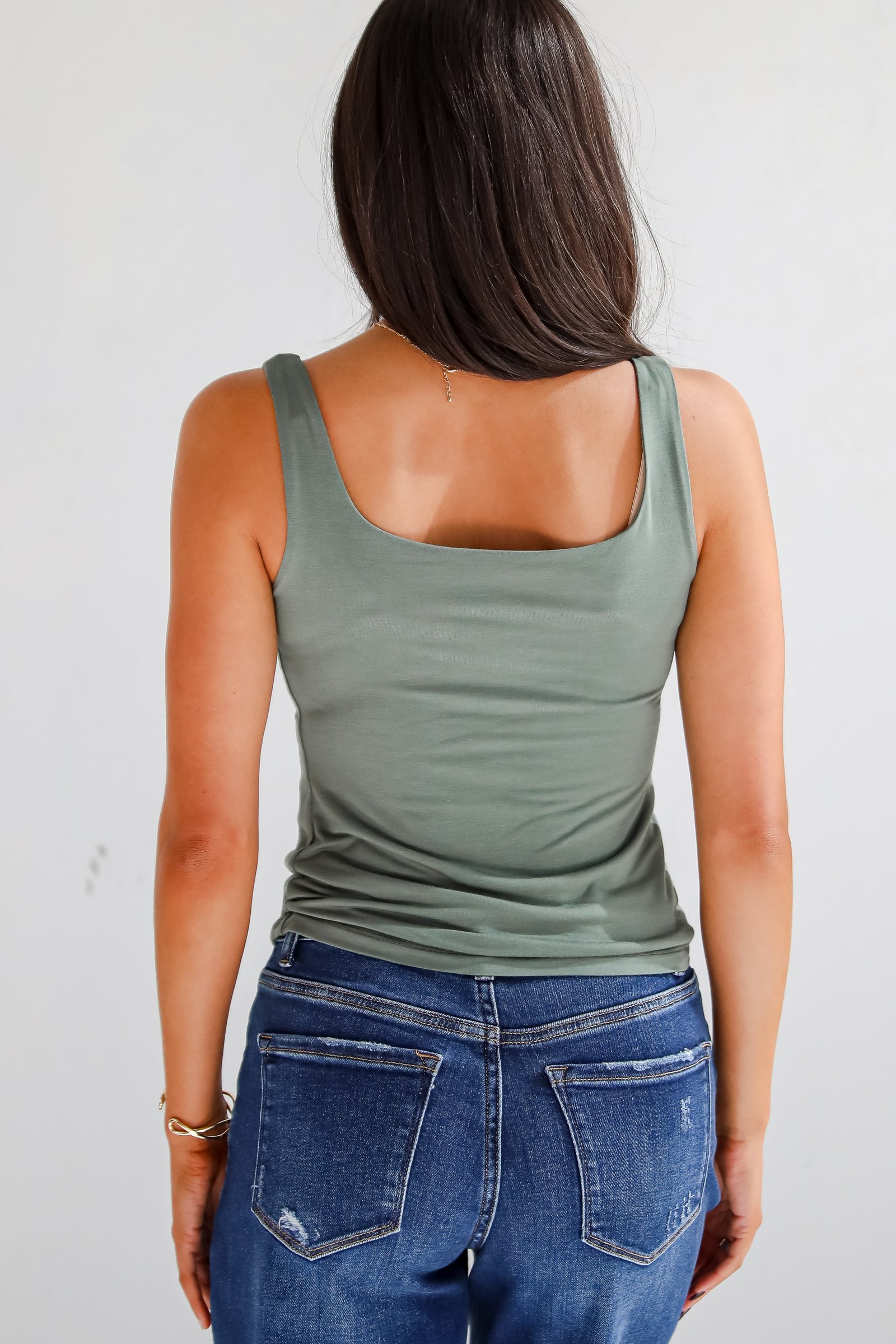 Tatum Everyday Square Neck Tank AE3