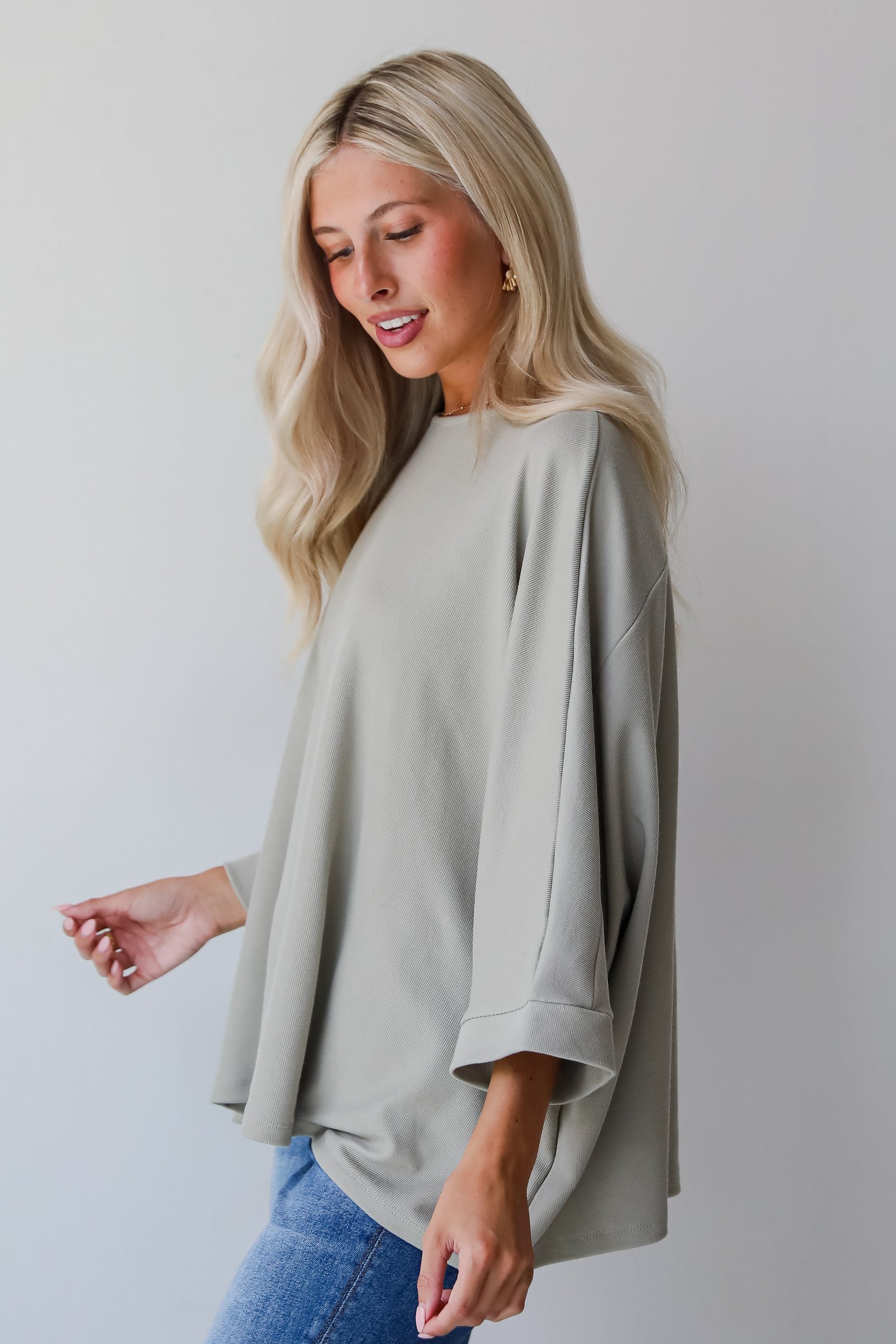 Reagan Oversized Knit Top AE11