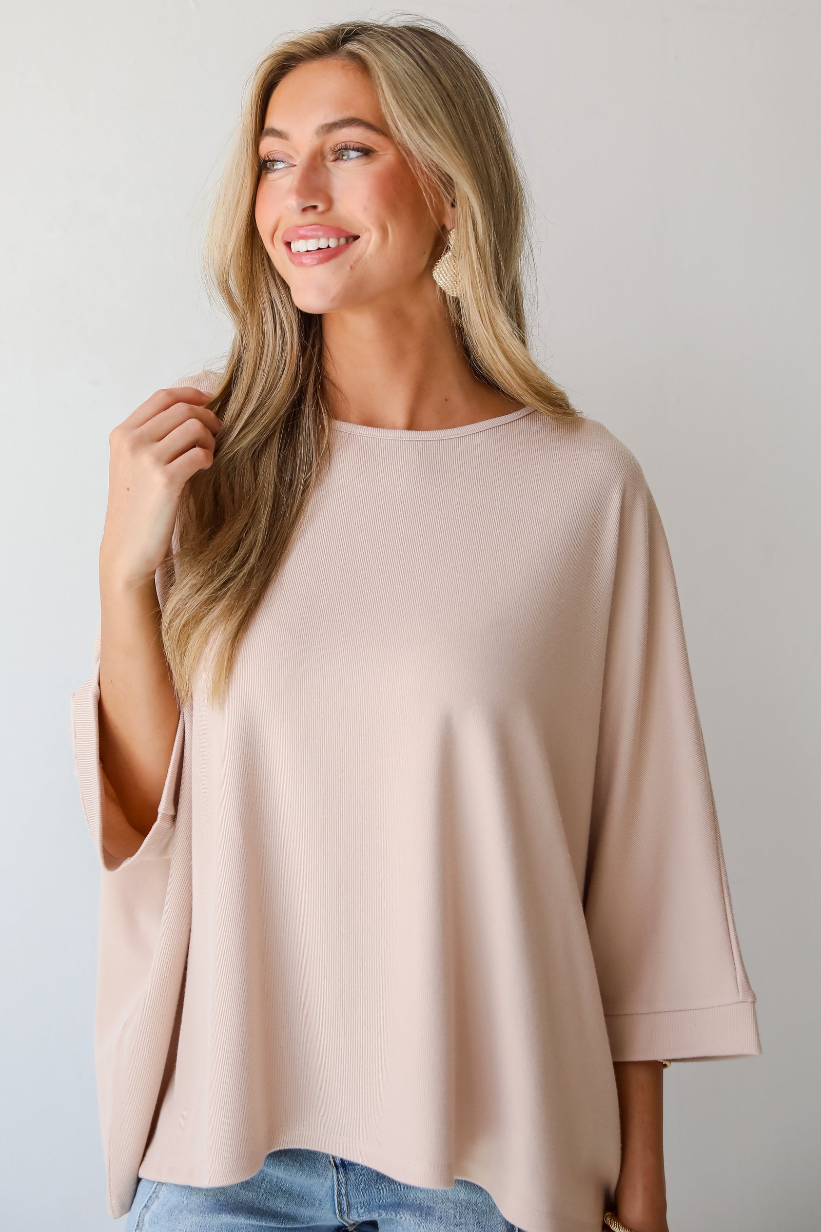 Reagan Oversized Knit Top AE11