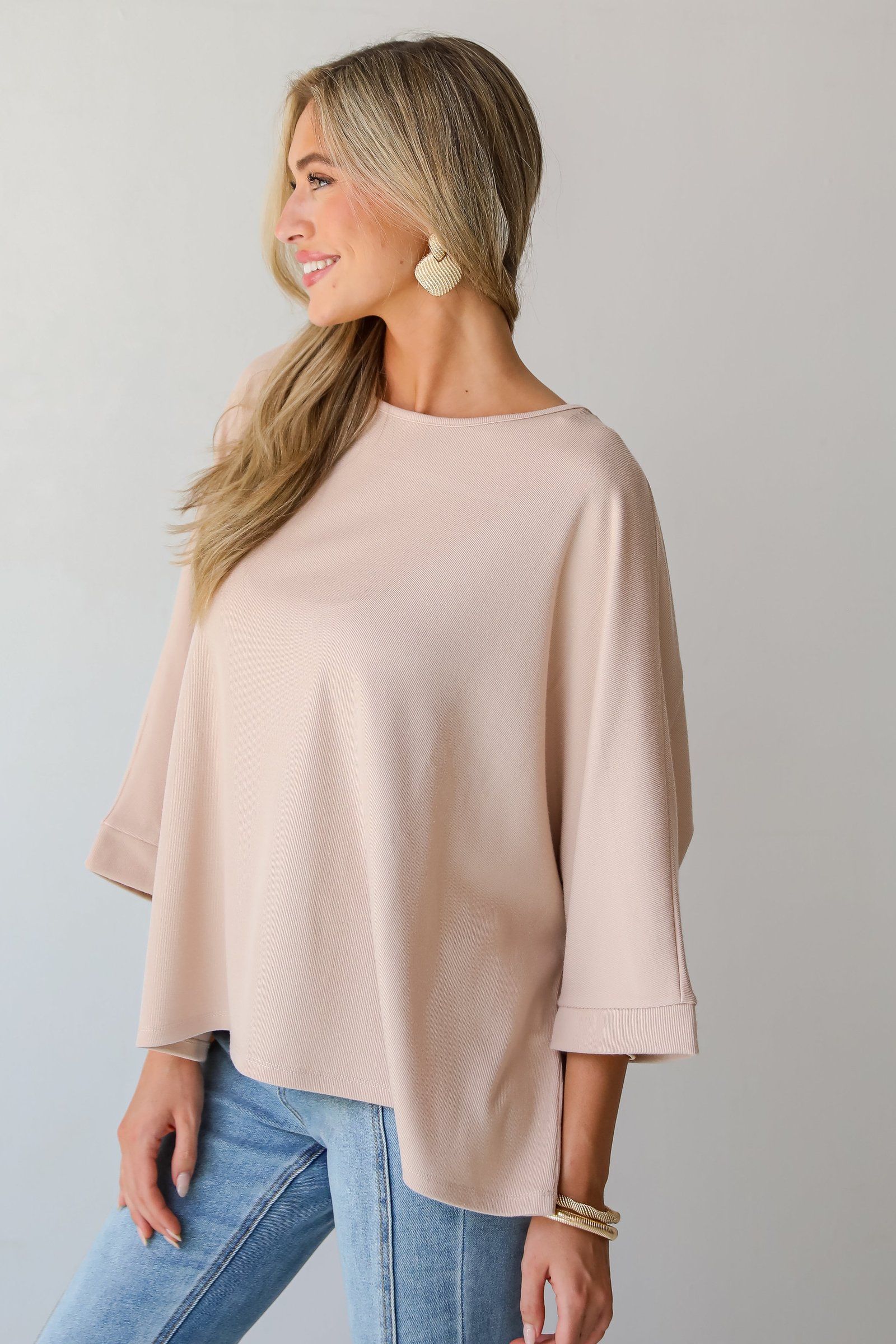 Reagan Oversized Knit Top AE11