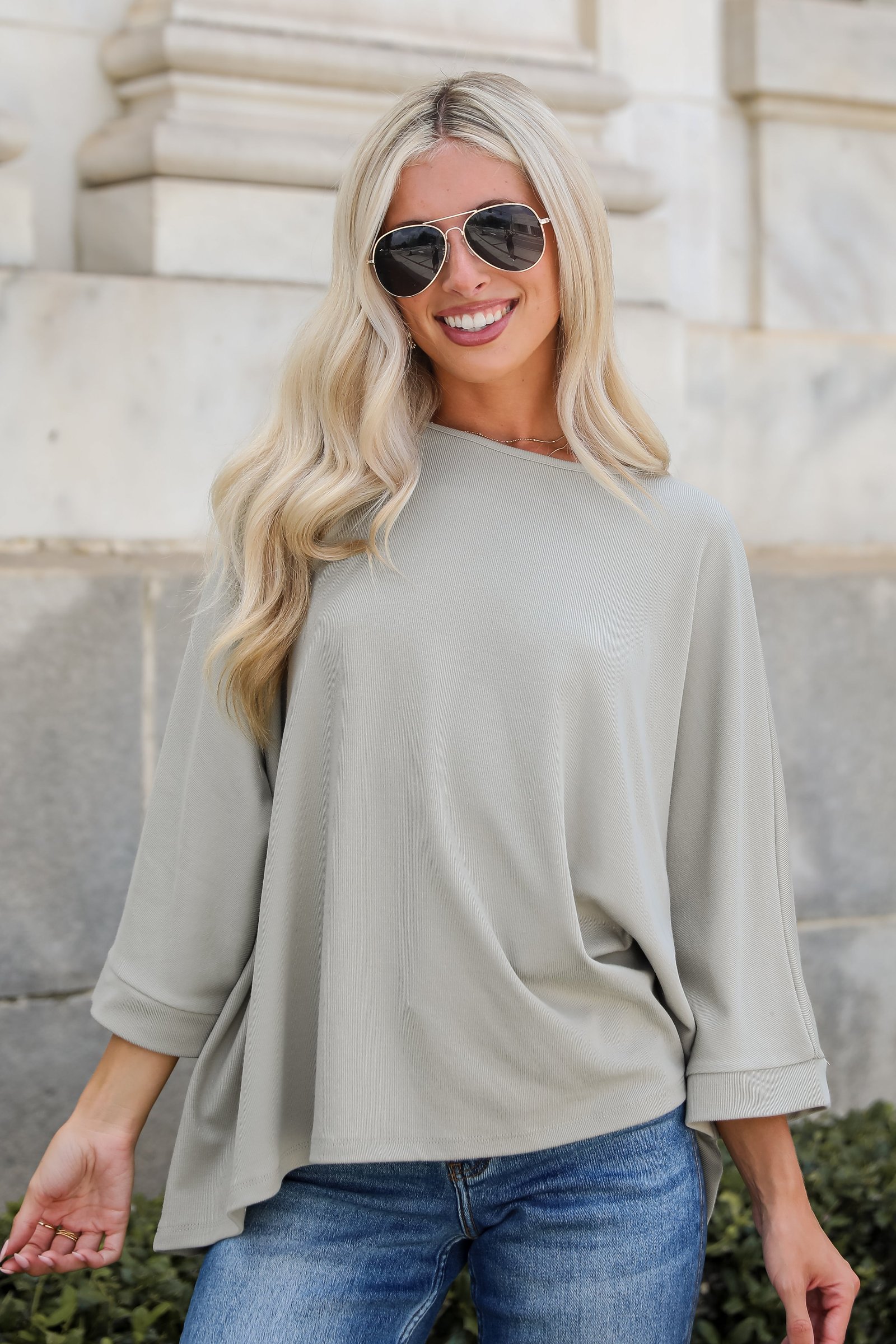 Reagan Oversized Knit Top AE11