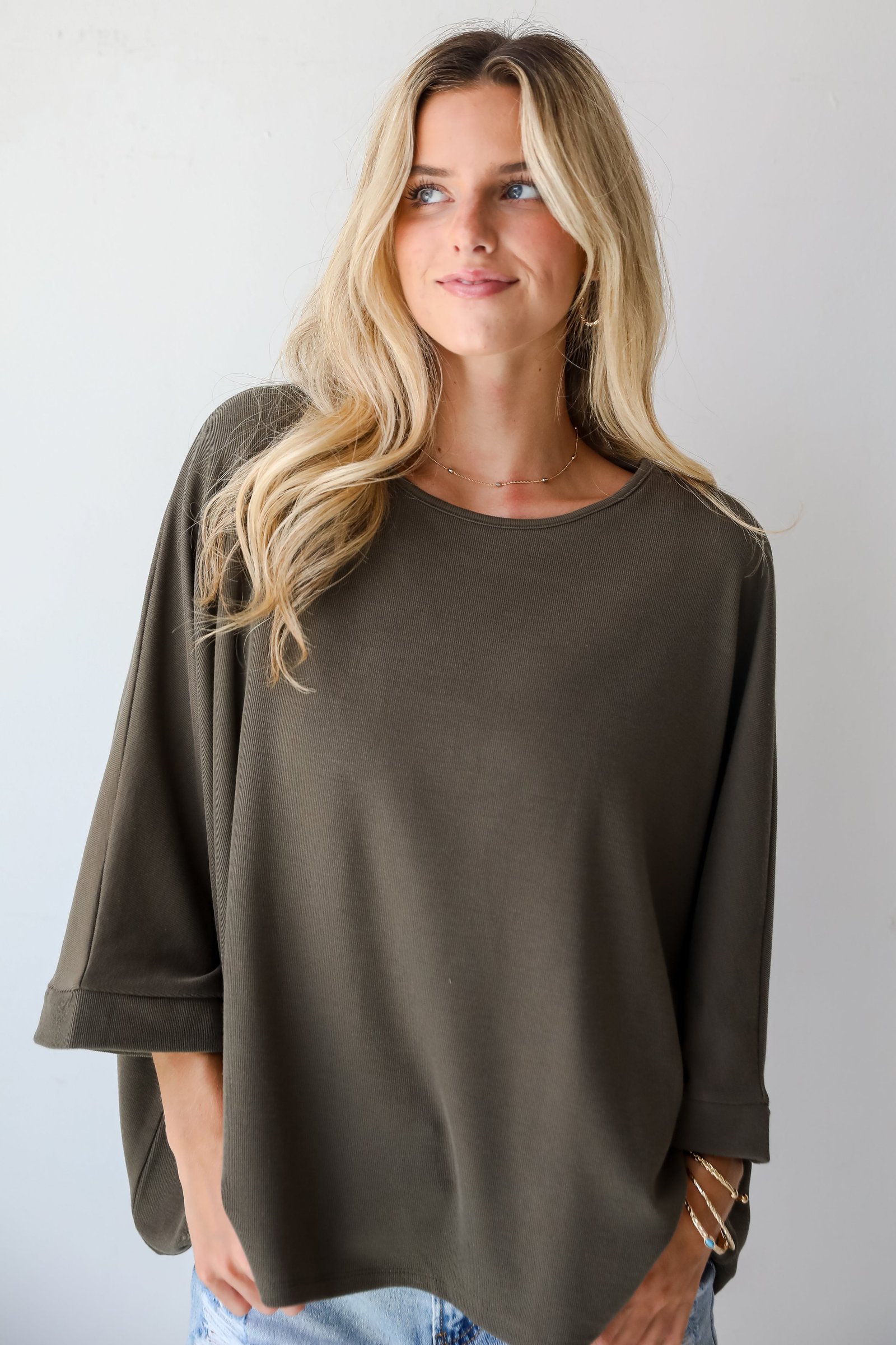 Reagan Oversized Knit Top AE11